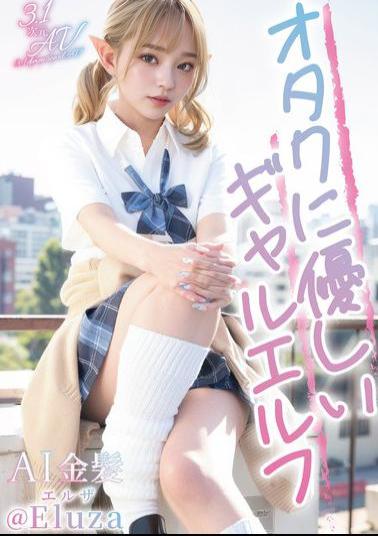 VAIAV-014 3.1D AI Blonde Otaku-Friendly Gal Elf @Eluza