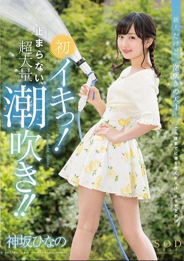 Mosaic STAR-801 Hinako Kamisaka's First Lucky!Do Not Stop, Super Large Squirt! It Is!